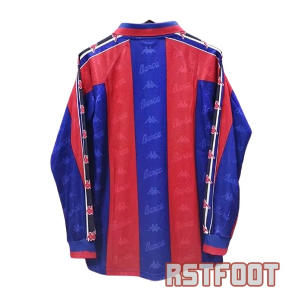 maillot barcelone 1995-1997 manche longue retro domicile – Image 2