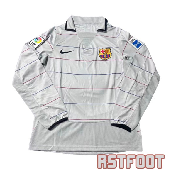 maillot barcelone 2003-2004 manche longue retro exterieur