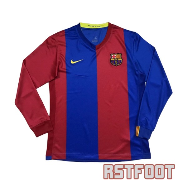 maillot barcelone 2006-2007 manche longue retro domicile