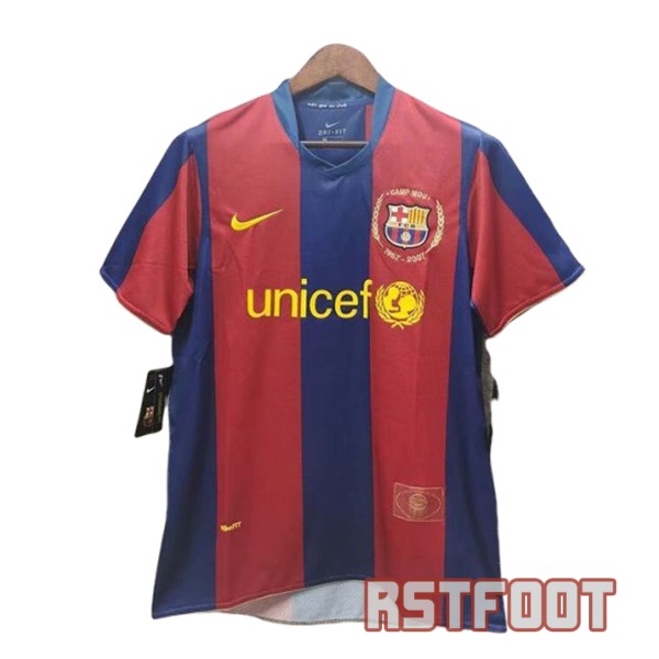 maillot barcelone 2007-2008 retro unicef domicile
