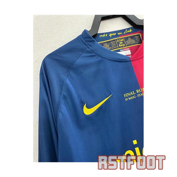 maillot barcelone 2008-2009 manche longue retro domicile – Image 7