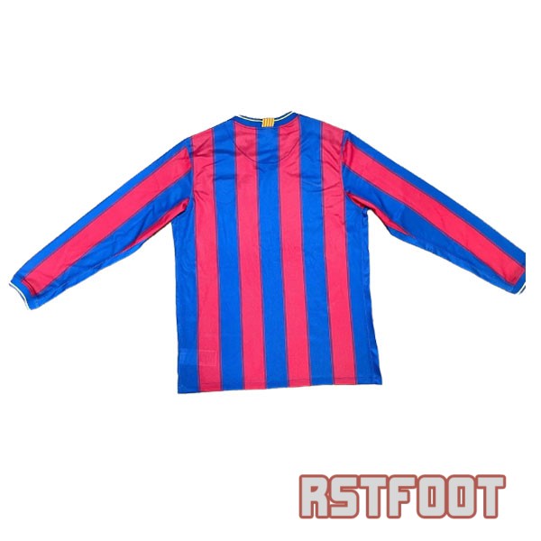 maillot barcelone 2009-2010 manche longue retro domicile – Image 2