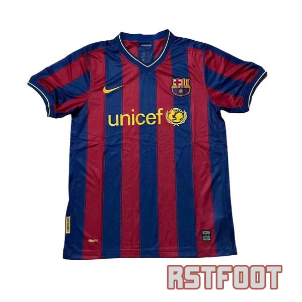 maillot barcelone 2009-2010 retro unicef domicile