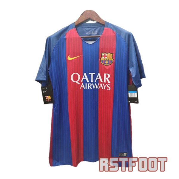 maillot barcelone 2016-2017 retro qatar airways domicile