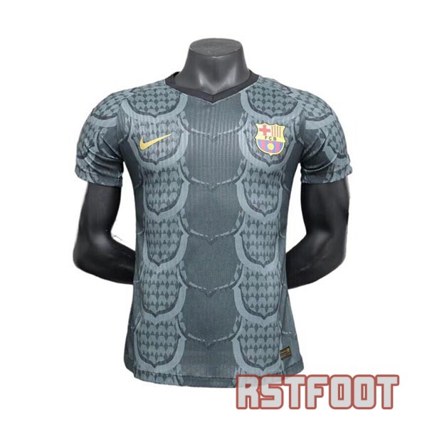maillot barcelone 2024-2025 edition speciale version player noir gris
