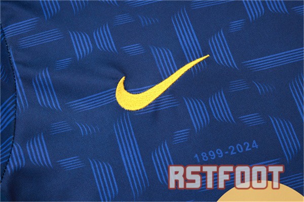 maillot barcelone 2024-2025 entrainement ensemble bleu fonce or – Image 4