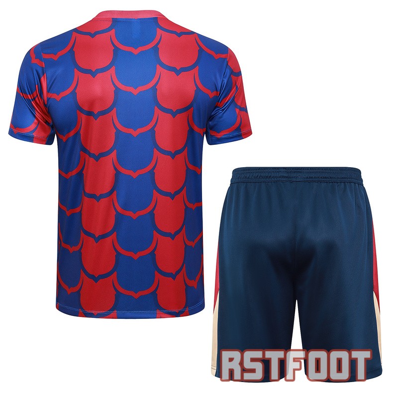 maillot barcelone 2024-2025 entrainement ensemble rouge bleu – Image 2