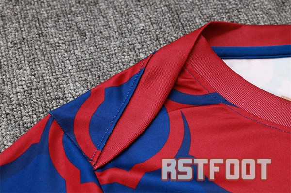 maillot barcelone 2024-2025 entrainement ensemble rouge bleu – Image 3