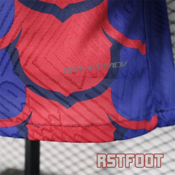 maillot barcelone 2024-2025 entrainement version player rouge bleu – Image 6
