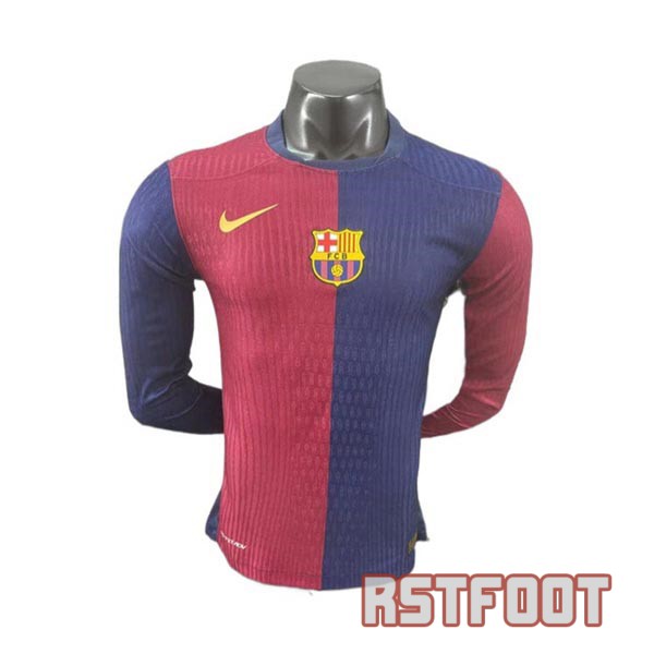 maillot barcelone 2024-2025 manche longue domicile version player