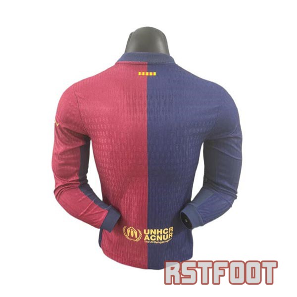 maillot barcelone 2024-2025 manche longue domicile version player – Image 2