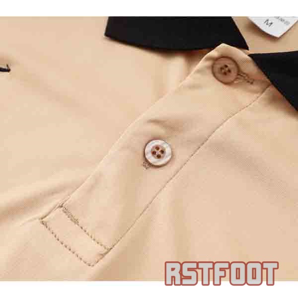 polo barcelone 2024-2025 brun clair noir entrainement polo ensemble – Image 3