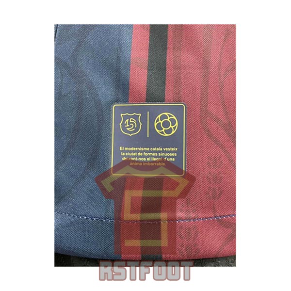 maillot barcelone 2025-2026 anniversaire version player rouge bleu 125 manche longue – Image 4