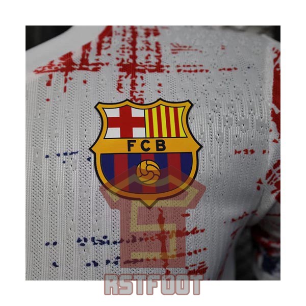 maillot barcelone 2025-2026 edition speciale version player blanc rouge bleu – Image 2