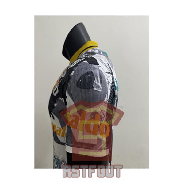 maillot barcelone 2025-2026 edition speciale version player ronaldo blanc bleu jaune – Image 5