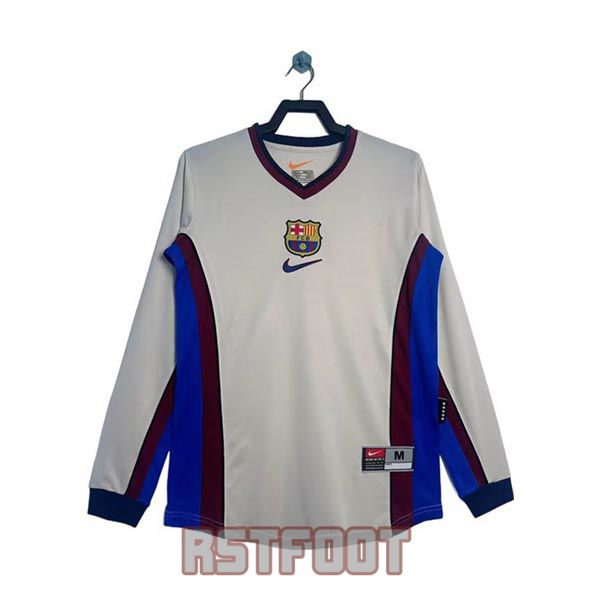 maillot barcelone 1998-1999 manche longue retro exterieur