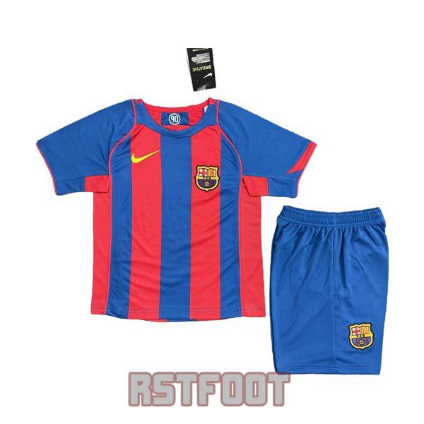 maillot barcelone 2004-2005 enfant retro domicile