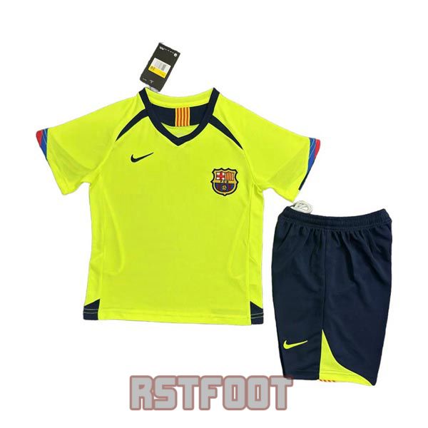 maillot barcelone 2005-2006 enfant retro exterieur