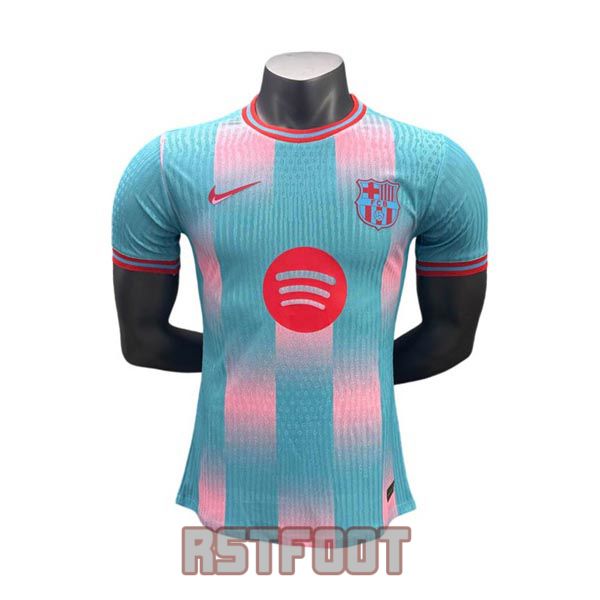 maillot barcelone 2025-2026 edition speciale version player bleu clair rose
