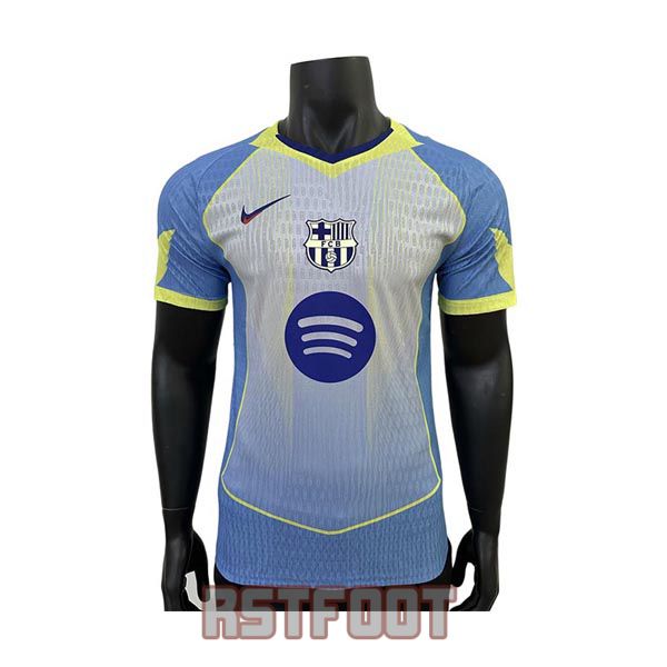 maillot barcelone 2025-2026 edition speciale version player bleu gris jaune