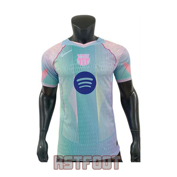 maillot barcelone 2025-2026 edition speciale version player rose bleu clair