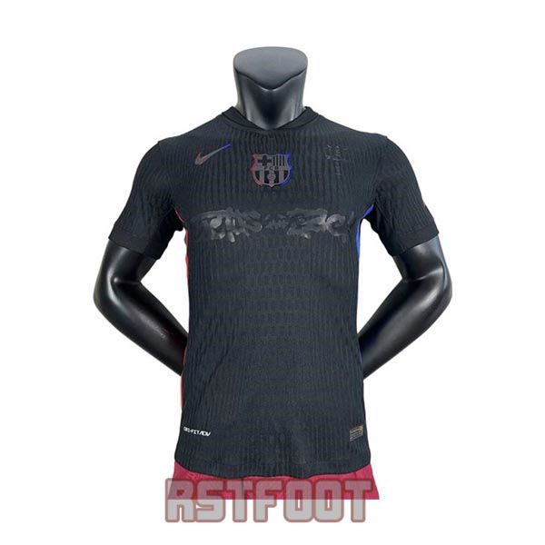maillot barcelone 2025-2026 edition speciale version player travis scott noir