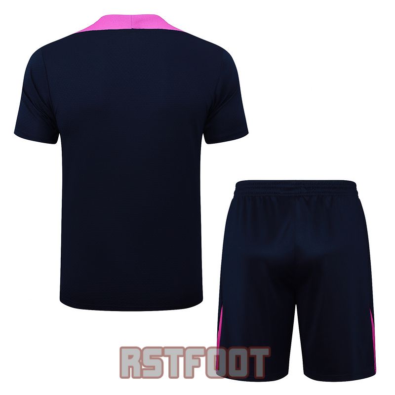 maillot barcelone 2025-2026 entrainement ensemble bleu fonce rose – Image 2