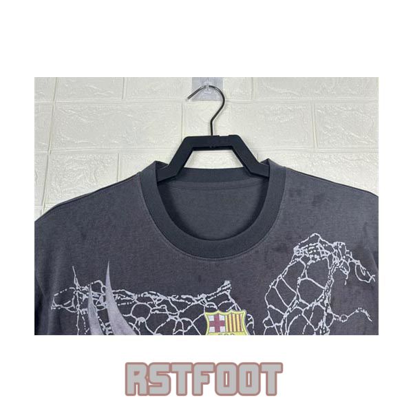 maillot barcelone 2025-2026 edition speciale travis scott gris noir – Image 4