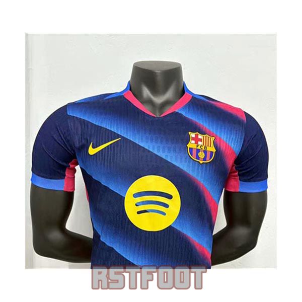 maillot barcelone 2025-2026 edition speciale version player bleu rose – Image 3