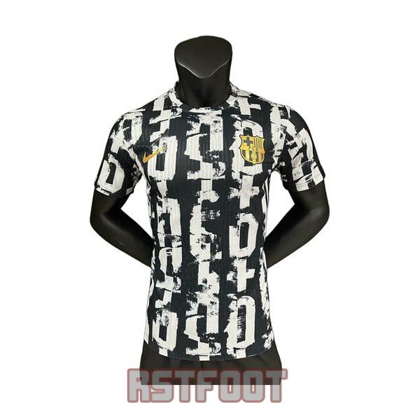 maillot barcelone 2025-2026 edition speciale version player noir blanc