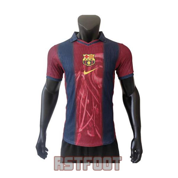 maillot barcelone 2025-2026 edition speciale version player travis scott rouge bleu