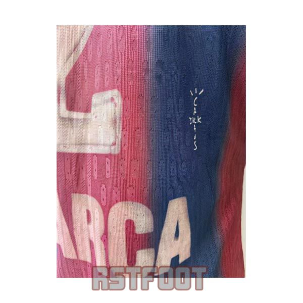 maillot barcelone 2025-2026 edition speciale version player travis scott rouge bleu – Image 2