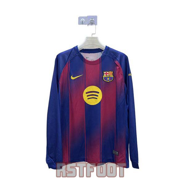 maillot barcelone 2025-2026 manche longue domicile
