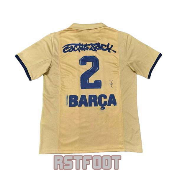 maillot barcelone 2025-2026 edition speciale jaune bleu travis scott – Image 2
