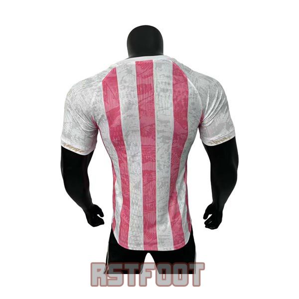 maillot barcelone 2025-2026 edition speciale version player blanc rose rayure – Image 2