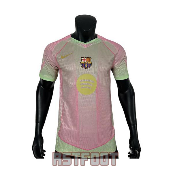 maillot barcelone 2025-2026 edition speciale version player rose vert