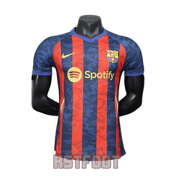 maillot barcelone 2025-2026 edition speciale version player rouge bleu rayure