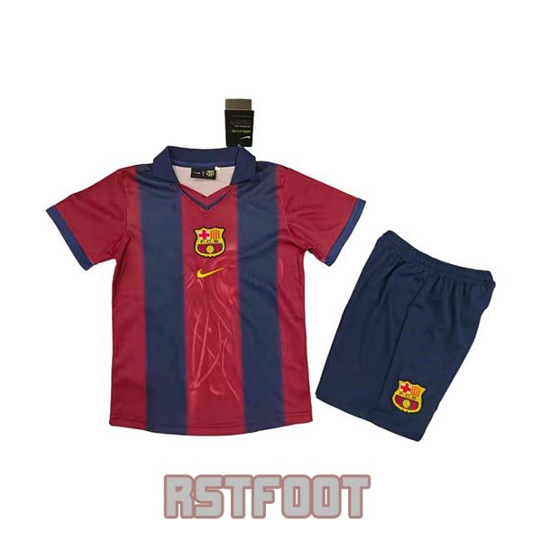 maillot barcelone 2025-2026 enfant edition speciale rouge bleu travis scott
