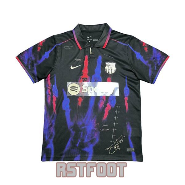 polo barcelone 2025-2026 noir bleu rouge polo