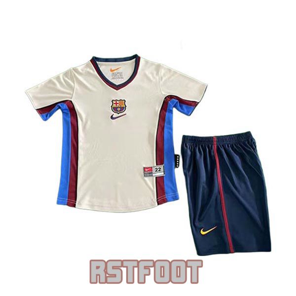 maillot barcelone 1998-1999 enfant retro exterieur