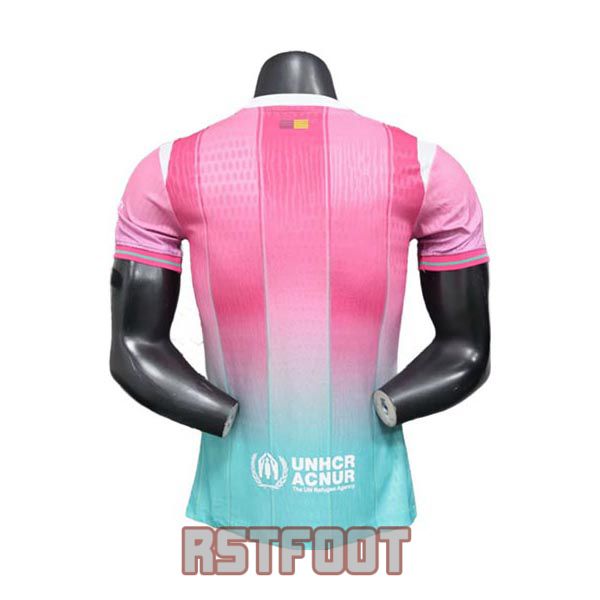 maillot barcelone 2025-2026 edition speciale version player rose vert (2) – Image 2