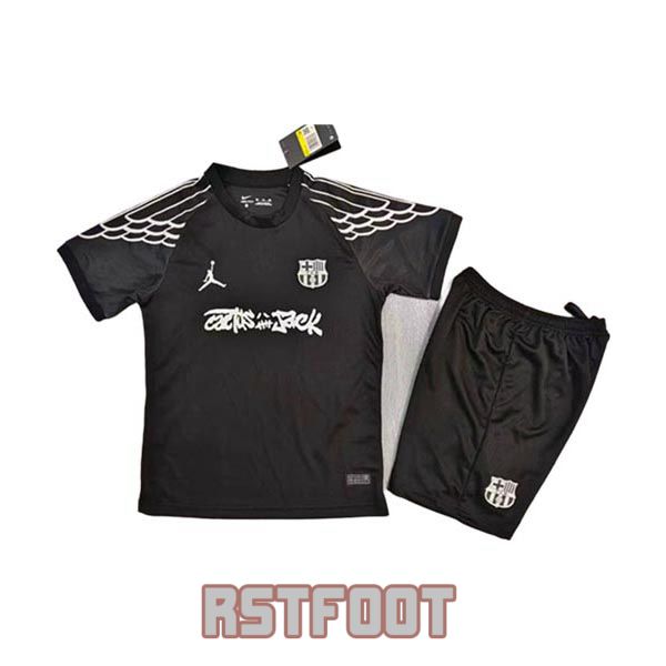 maillot barcelone 2025-2026 enfant edition speciale noir blanc