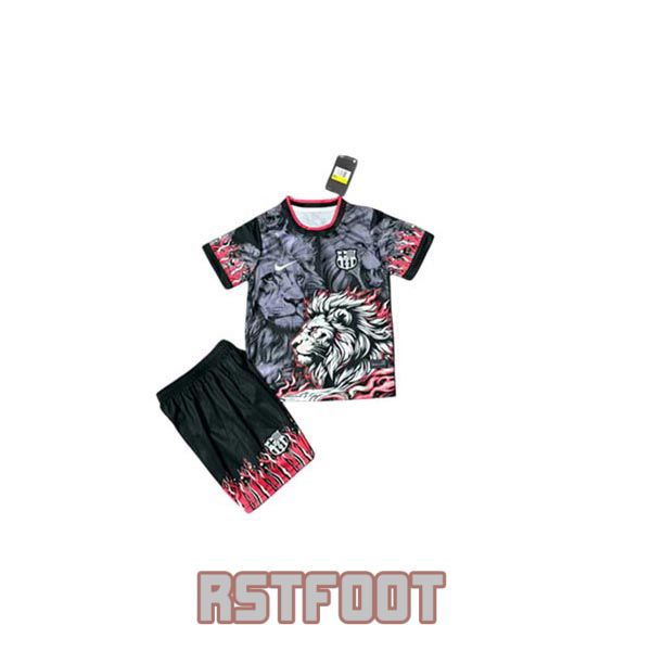 maillot barcelone 2025-2026 enfant edition speciale noir gris rouge