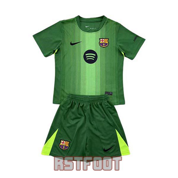 maillot barcelone 2025-2026 enfant gardien vert (2)