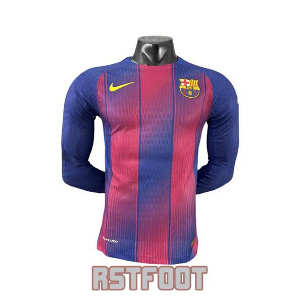 maillot barcelone 2025-2026 manche longue domicile version player (2)