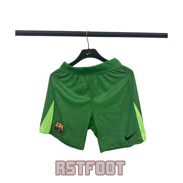 barcelone 2025-2026 short gardien version player vert