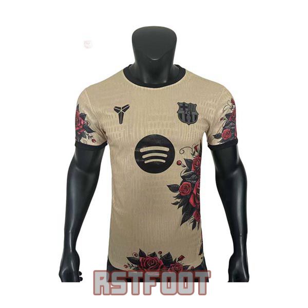 maillot barcelone 2025-2026 edition speciale version player brun noir rouge fonce