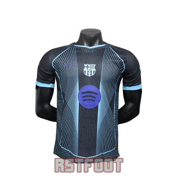 maillot barcelone 2025-2026 edition speciale version player noir bleu clair