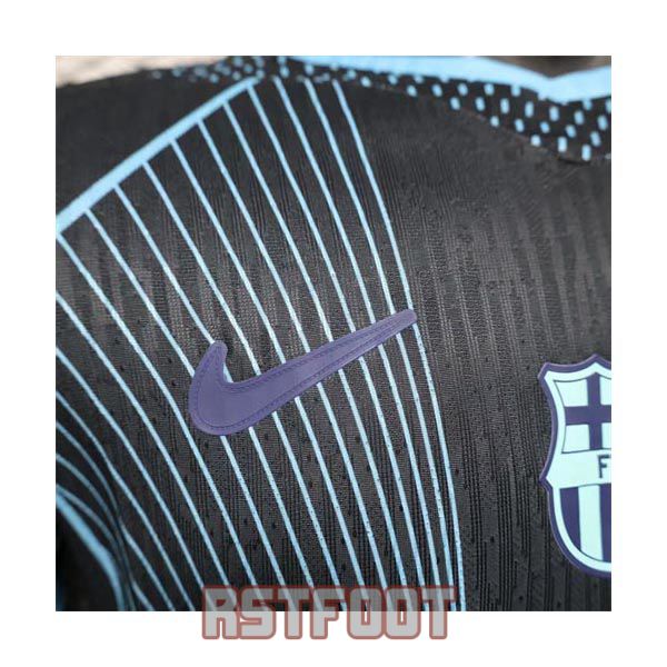 maillot barcelone 2025-2026 edition speciale version player noir bleu clair – Image 3