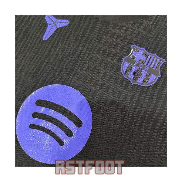 maillot barcelone 2025-2026 edition speciale version player noir bleu kobe – Image 2